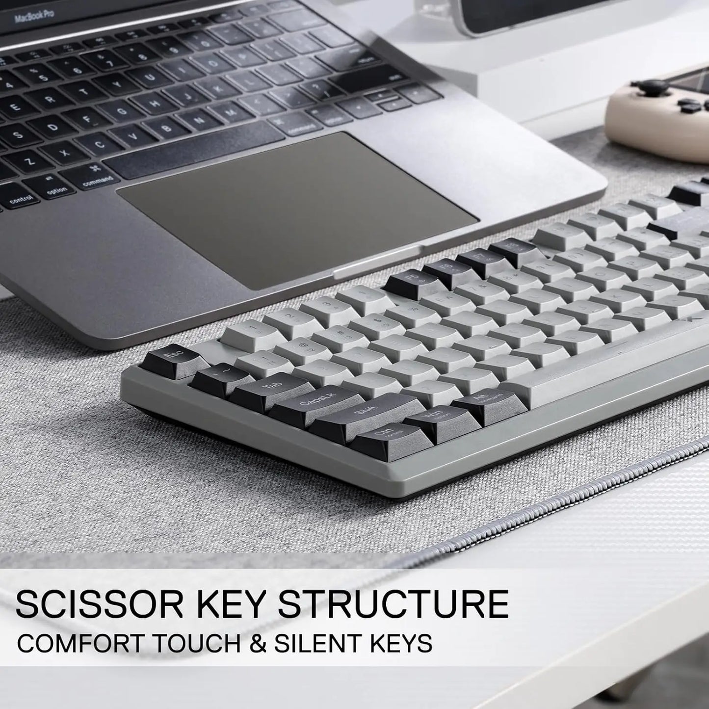 Low Profile Wireless Keyboard 98 Keys For Windows And Mac