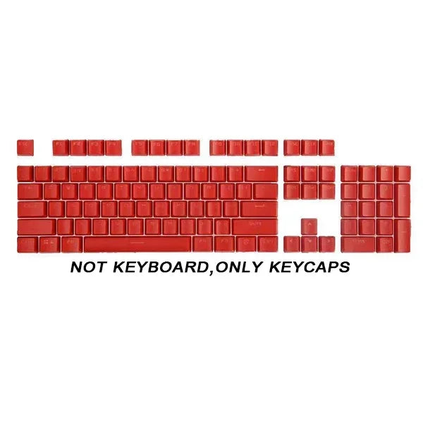 Rainbow Keyboard Keycaps 104pcs ABS Universal Blank Keycaps for Cherry