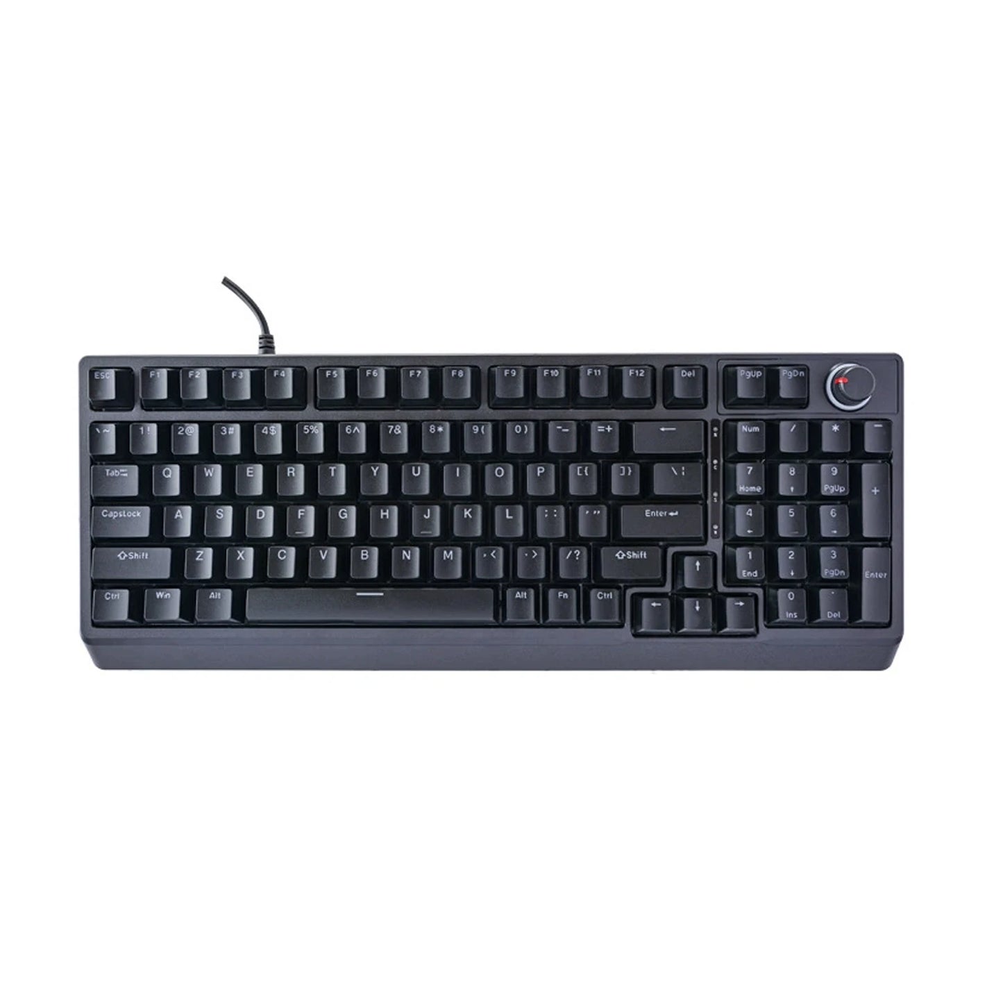 Hot Swap Mechanical Keyboard With Gasket Structure Backlit Keycaps For Esports