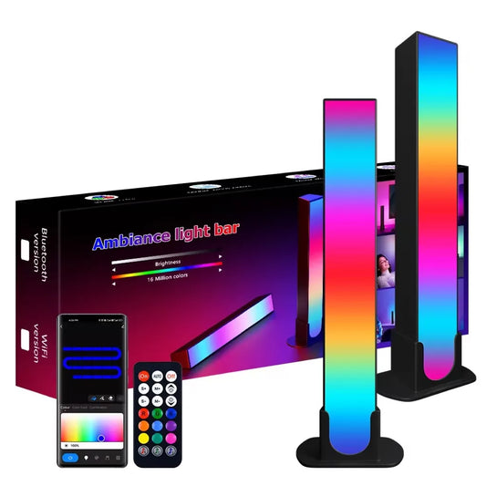 RGB Rhythm Light Bars 180 Degree Smart LED For Gaming With Remote Control