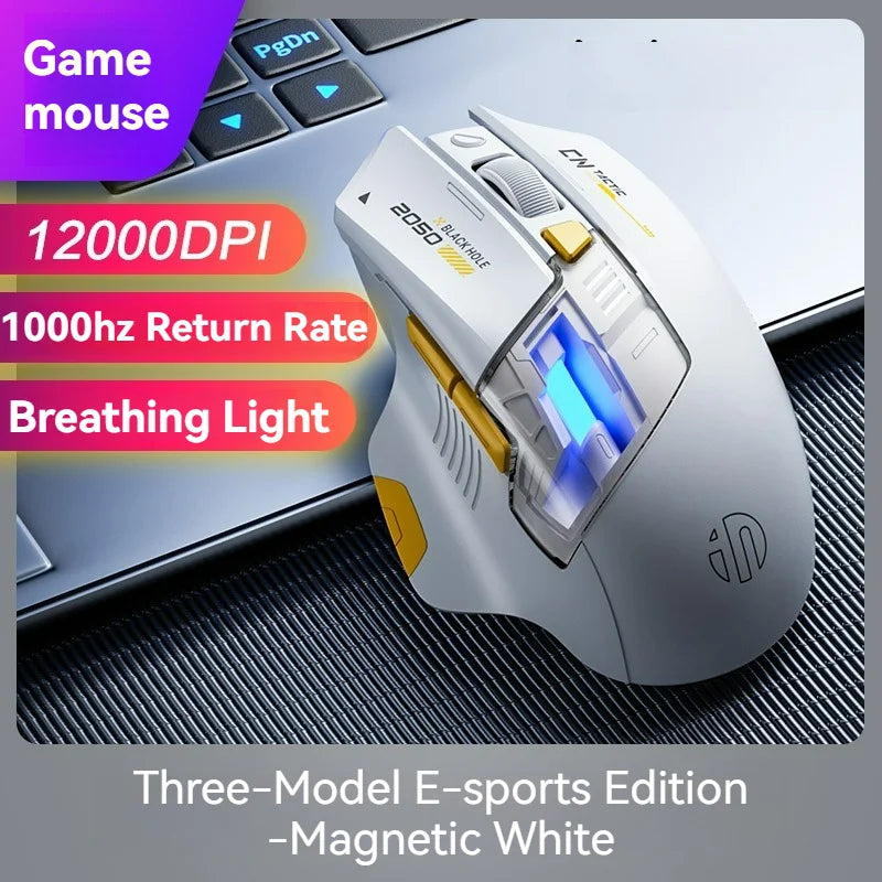Three Mode Wireless Gaming Mouse 800 To 12800 DPI