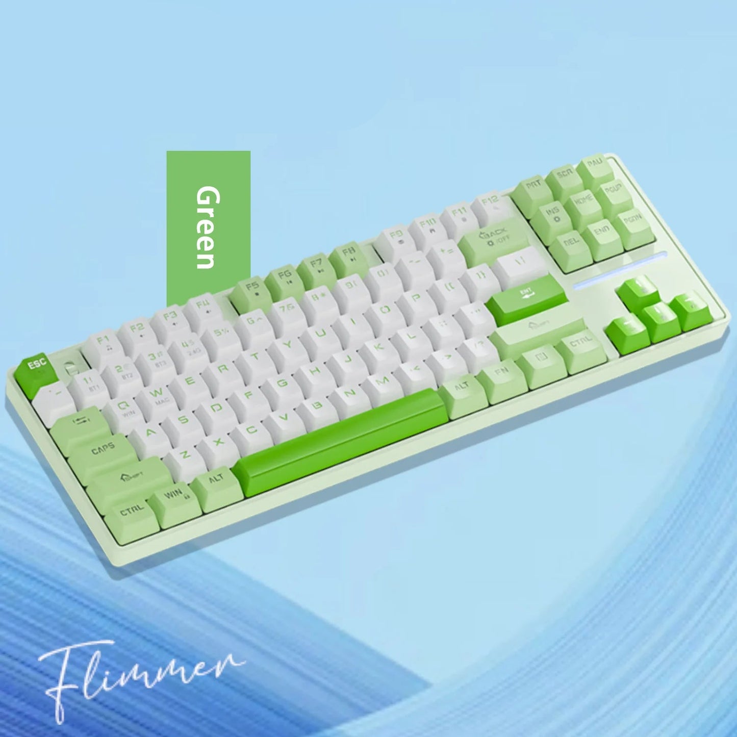 Bluetooth Wireless Mechanical Keyboard For E Sports With Hot Plug Full Keys