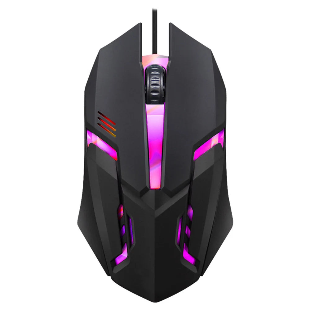 5000 DPI USB Wired Gaming Mouse With RGB LED Lights For PC And Laptop