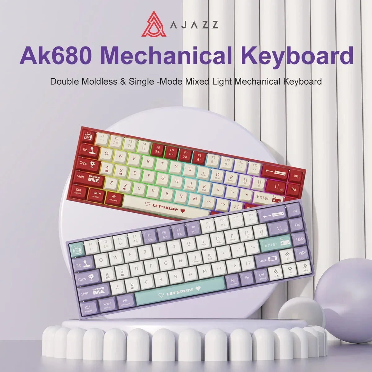 65% Mechanical Keyboard Hot Swap Gasket Mount Bluetooth
