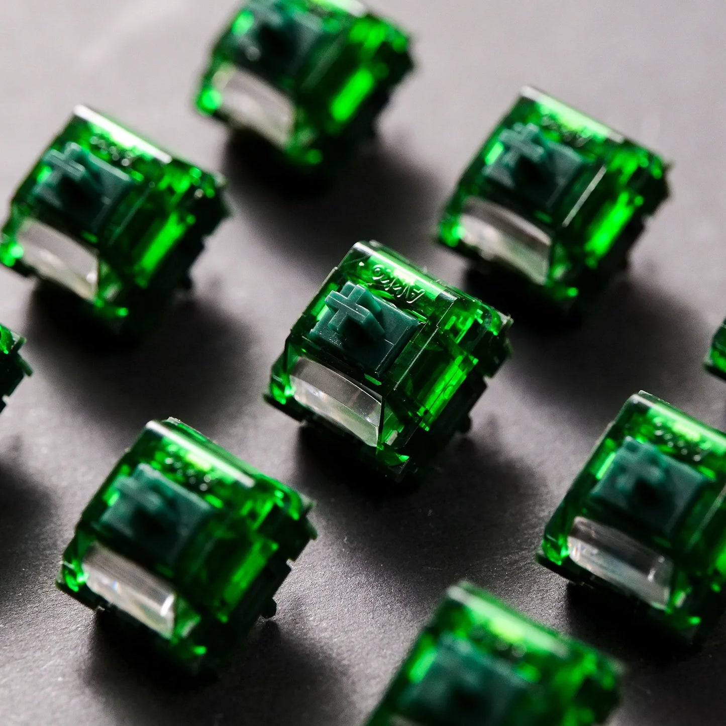 Green Fog 60G Heavy Linear Switches 5 Pin Lubed For MX Mechanical Keyboard 45pc