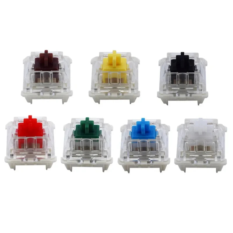 Cherry MX Compatible Mechanical Keyboard Switches 3 Pin RGB Silent
