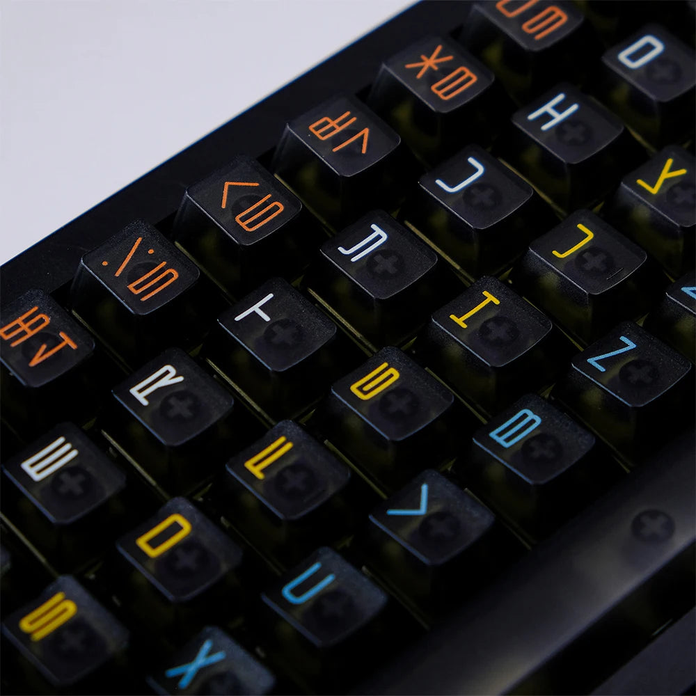 Exhibition Theme 122 Keycaps Transparent for MX Mechanical Keyboard
