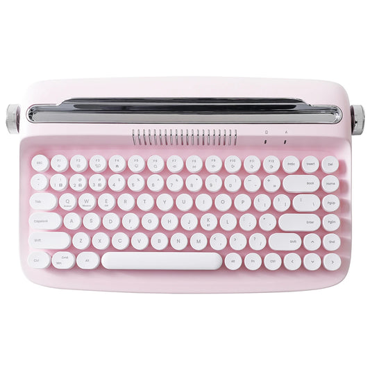 Vintage Style Bluetooth Typewriter Keyboard