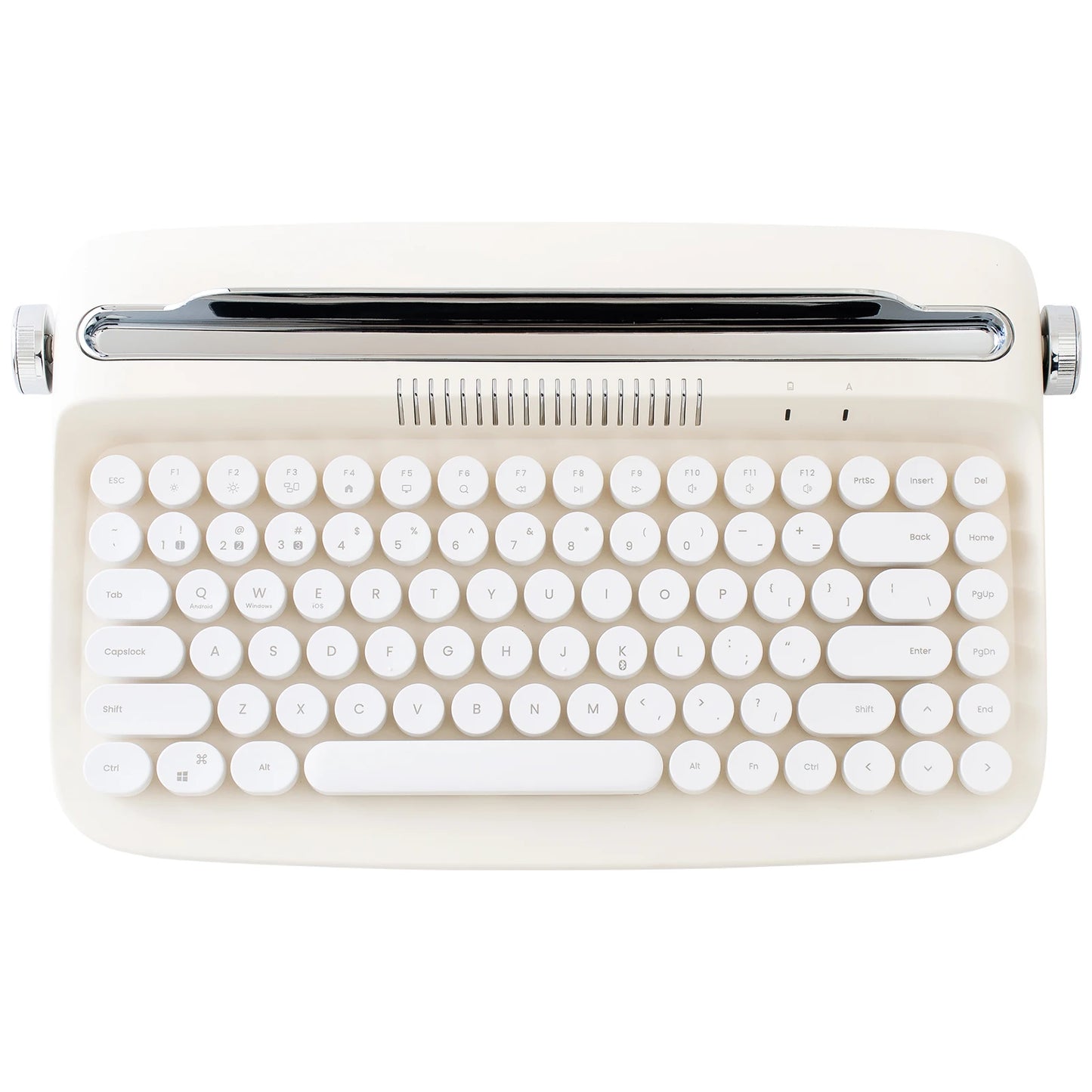Vintage Style Bluetooth Typewriter Keyboard