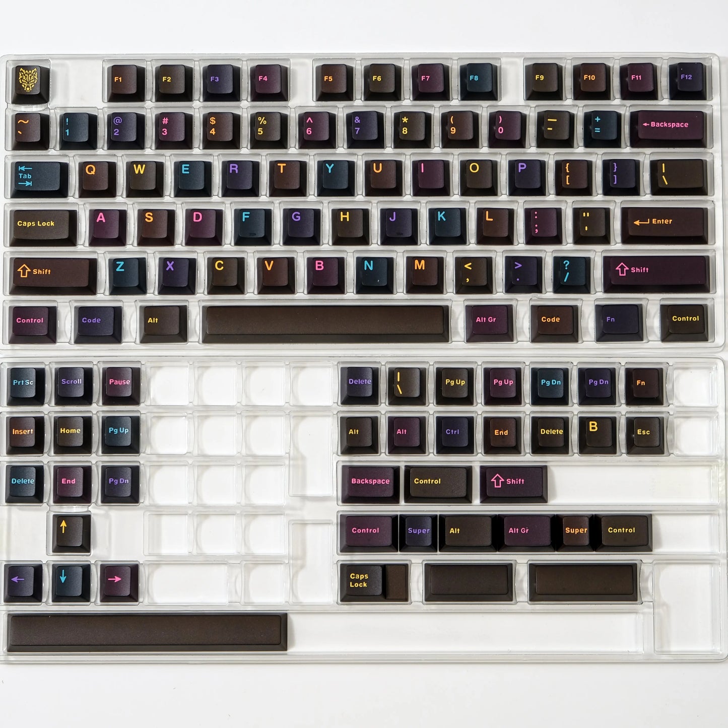 Wine Red Double Shot ABS Keycaps Cherry Profile for Gateron MX Switches