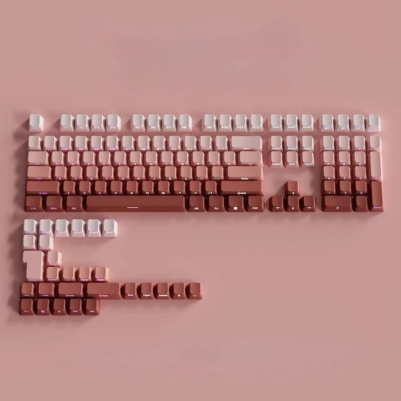 Gradient Side-Printed PBT Keycap Set (133–136 Keys)