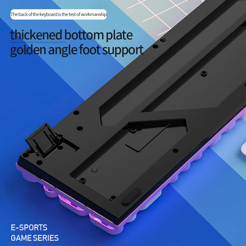 Typewriter Round 104 Keys Gaming Keyboard