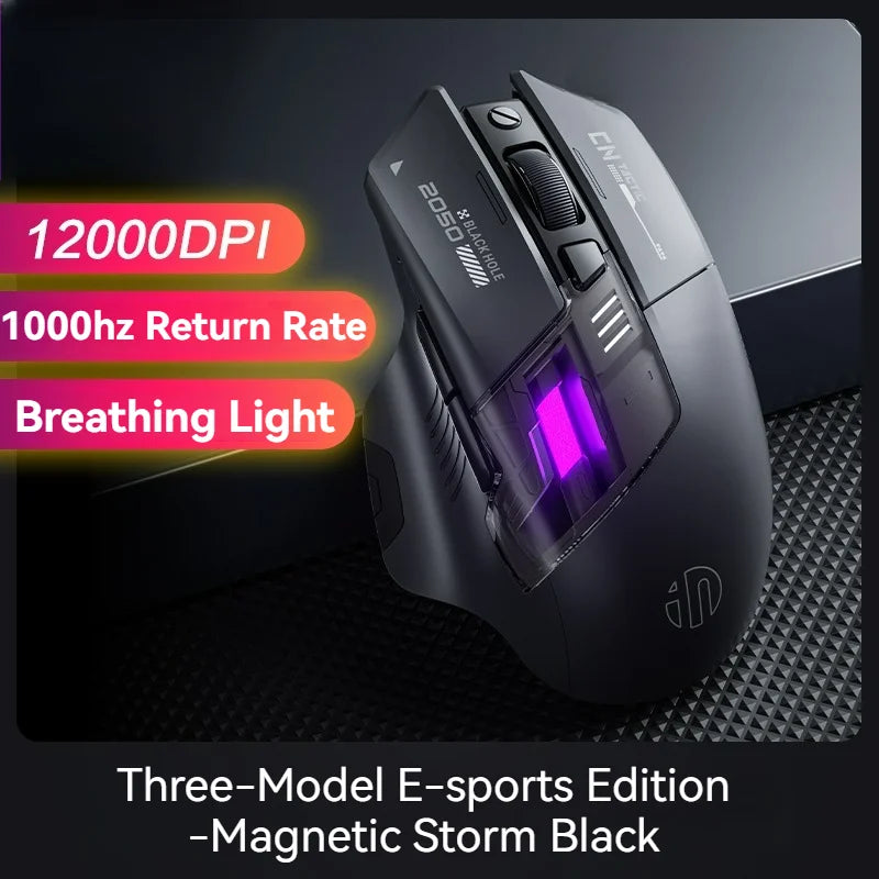 Three Mode Wireless Gaming Mouse 800 To 12800 DPI