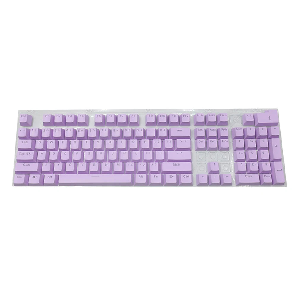 104 Key ABS Blank Backlit Keycaps Set For Cherry MX Mechanical Keyboards