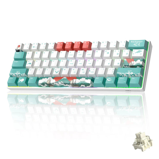 60% RGB Mechanical Gaming Keyboard - Hot-Swappable 61 Keys