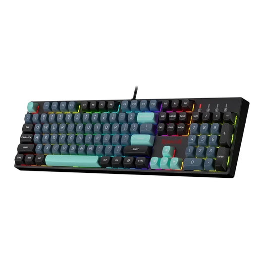 Wired RGB 104-Key Mechanical Keyboard with Red Switches