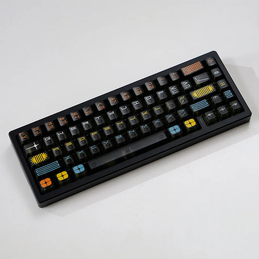 Exhibition Theme 122 Keycaps Transparent for MX Mechanical Keyboard