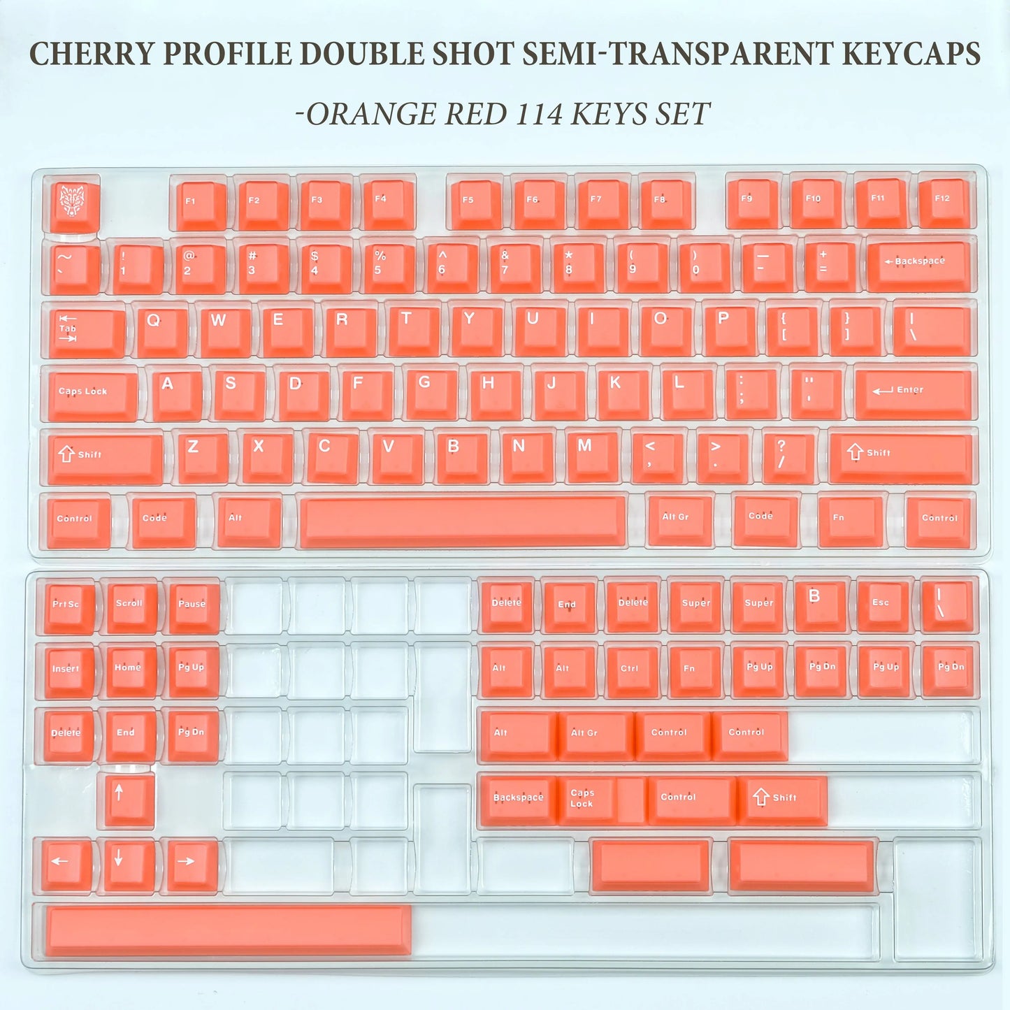 Wine Red Double Shot ABS Keycaps Cherry Profile for Gateron MX Switches