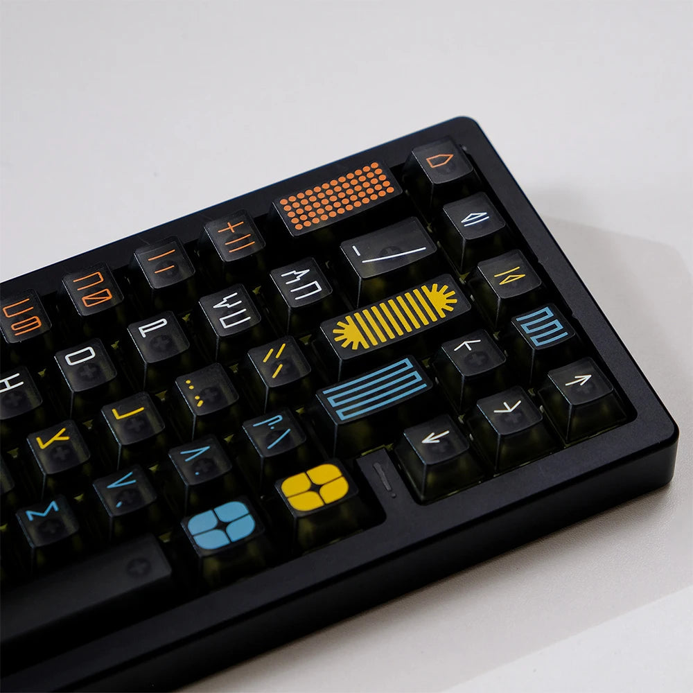 Exhibition Theme 122 Keycaps Transparent for MX Mechanical Keyboard