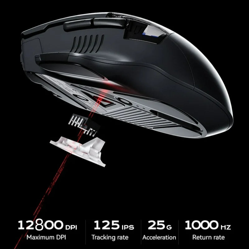 Three Mode Wireless Gaming Mouse 800 To 12800 DPI