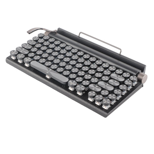 Typewriter Keyboard 83 Keys Vintage Wireless Mechanical