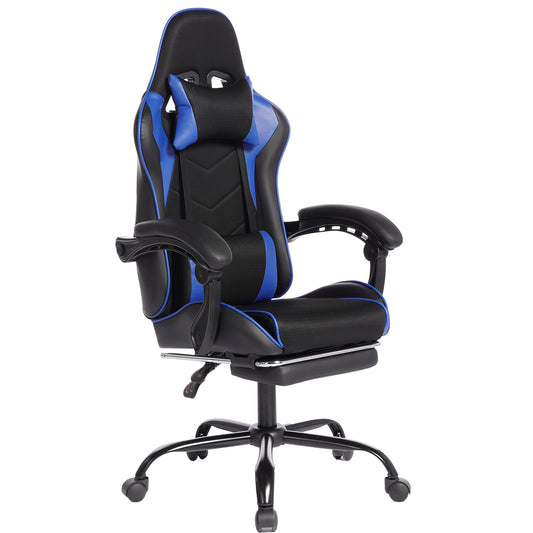 Esports Gaming Chair Sports Car Style Seat PU Material With Molded Sponge Massage